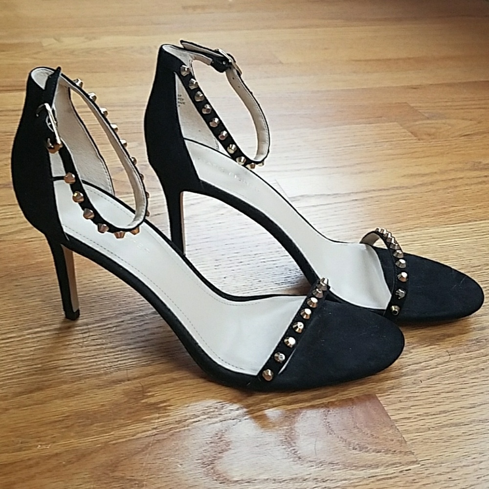 Marc Fisher Black Suede Dress Sandal